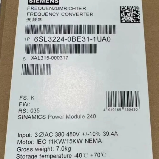 6SL3224-0BE31-1UA0